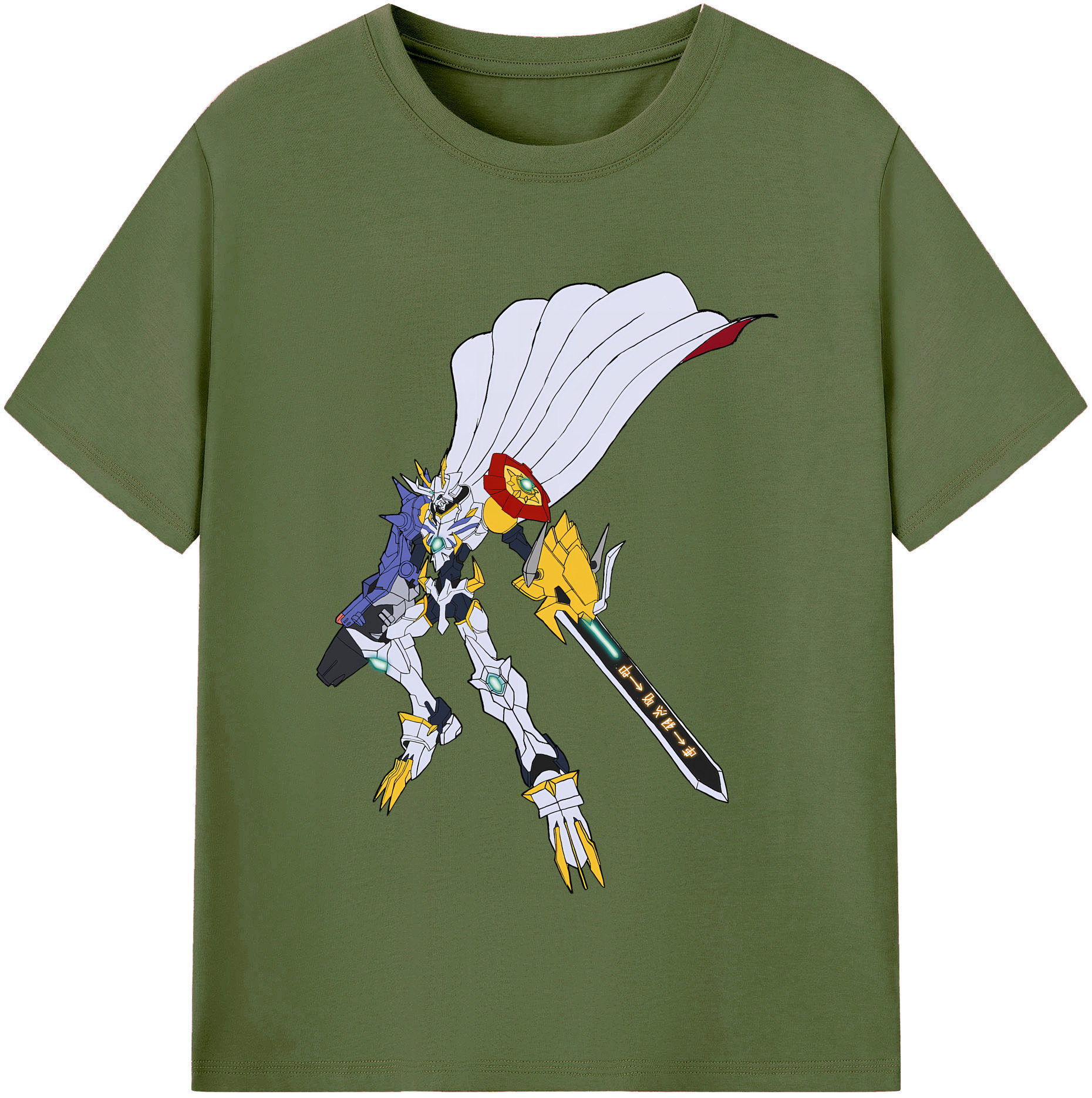 （画像用） Digimon デジタルモンスター/デジモン 綿100％半袖Tシャツ（フロントプリント）